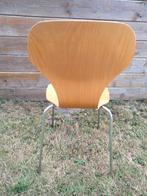 4 danerka stoelen, Huis en Inrichting, Stoelen, Ophalen, Gebruikt, Bruin, Vier