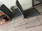 2x LILLÅNÄS - Volfgang stoel grijs, Huis en Inrichting, Stoelen, Ophalen, Gebruikt, Twee, Stof