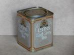 Vintage thee blikje Lyons Earl Grey tea dop deksel theeblik, Verzamelen, Blikken, Ophalen of Verzenden, Gebruikt, Thee