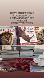 GRATIS - Collectie Africa Geographic, Boeken, Tijdschriften en Kranten, Ophalen, Wetenschap en Natuur