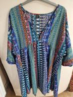 Mooie boho ibiza stijl jurkje maat L, Ophalen of Verzenden, Zo goed als nieuw, Maat 42/44 (L), Blauw