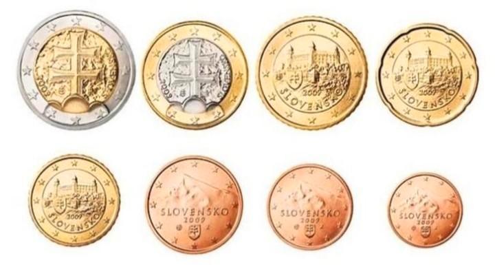 Slowakije Losse Munten(1cent t/m 2euro)(2009 t/m 2020)UNC, Postzegels en Munten, Munten | Europa | Euromunten, Losse munt, Slowakije