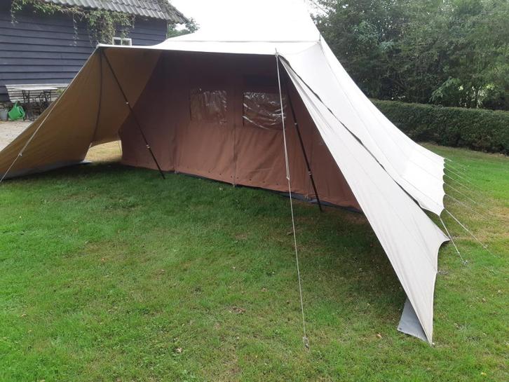 De Waard Albatros met 2 zijluifels en gordijnen set . MOOI, Caravans en Kamperen, Tenten, tot en met 4, Ophalen of Verzenden