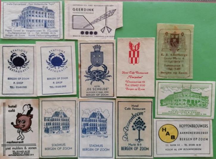 Bergen op Zoom 619, Verzamelen, Suikerzakjes, Verzenden