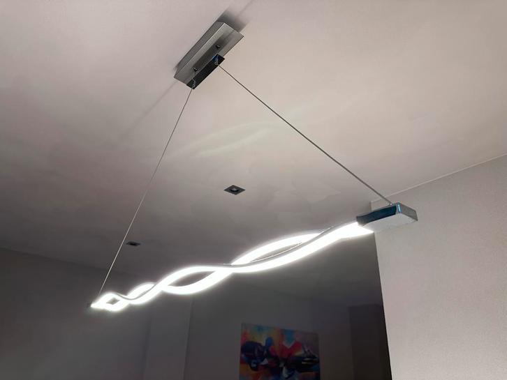 Moderne LED Hanglamp Mantra Sahara, Huis en Inrichting, Lampen | Hanglampen, Zo goed als nieuw, Minder dan 50 cm, Metaal, Ophalen of Verzenden