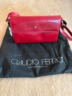 Nieuw lederen tas claudio ferrici, Sieraden, Tassen en Uiterlijk, Tassen | Schoudertassen, Ophalen of Verzenden, Zo goed als nieuw
