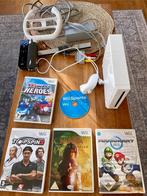 WII met spellen, Ophalen of Verzenden, Gebruikt, Met 1 controller