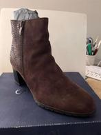 dames enkellaars dbruin, echt LEDER  NIEUW   Maat 42, Ophalen, Bruin, Lage of Enkellaarzen, Nieuw