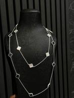 Zilveren Klaveren Ketting 925, Ophalen of Verzenden, Nieuw, Zilver