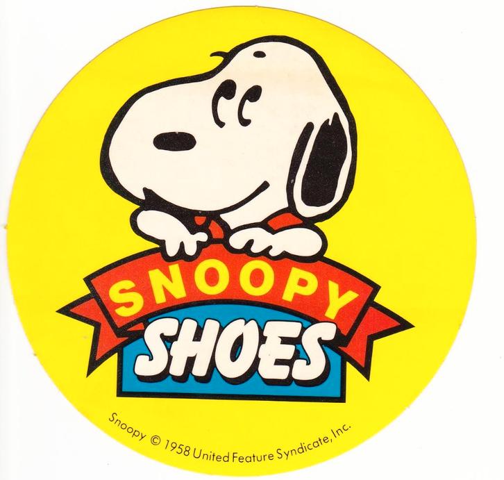 Sticker mode schoenen Snoopy shoes, Verzamelen, Stickers, Zo goed als nieuw, Merk, Verzenden