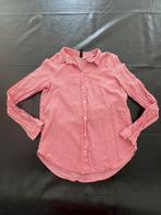 Overhemd blouse maat 32 rood wit strepen divided h&m, Kinderen en Baby's, Kinderkleding | Maat 164, Jongen of Meisje, Gebruikt