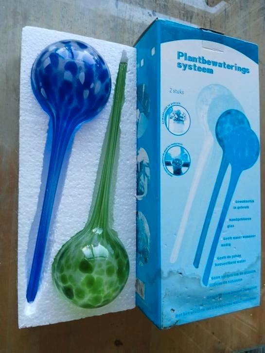 Glazen plantenbewateringssysteem waterdruppelaar, Tuin en Terras, Druppelsystemen, Nieuw, Ophalen of Verzenden