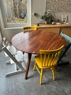 Ronde eettafel diameter 120cm, Huis en Inrichting, Ophalen, Gebruikt, Rond, 100 tot 150 cm
