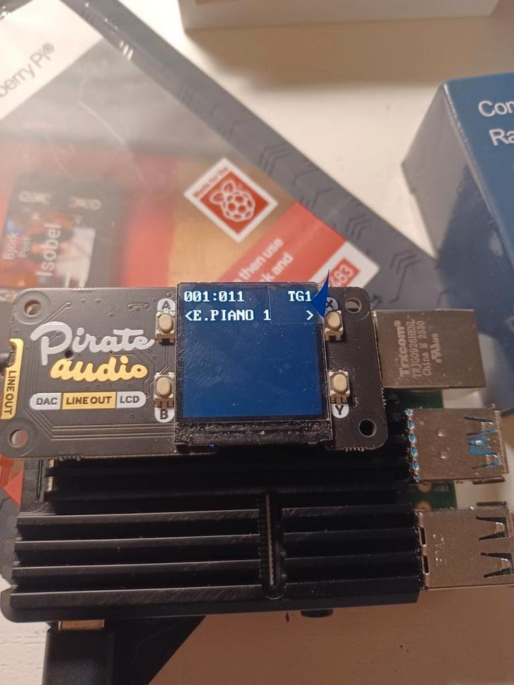 Minidexed DX7 op Raspberry Pi 4B 4GB, Muziek en Instrumenten, Soundmodules, Zo goed als nieuw, Overige merken, Ophalen of Verzenden