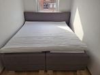 Boxspring Gerind. 149€ euro goedkoper dan de concurrrent !!, Verzenden, Nieuw, Grijs, Overige maten