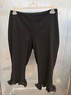 Rotate capri broek pants xl 42 zwart ruffle, Kleding | Dames, Zwart, Maat 42/44 (L), Ophalen of Verzenden, Zo goed als nieuw