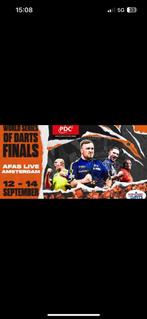 10 tickets voor world series of darts zondag avond (finales), Tickets en Kaartjes, Drie personen of meer