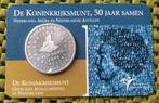 Coincard : 2004 Koninkrijksmunt, 50 jaar samen UNC., Koningin Beatrix, Zilver, Euro's, Ophalen of Verzenden