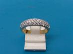 Gouden damesring met briljant                            G79, Gebruikt, Overige kleuren, ., Ophalen of Verzenden