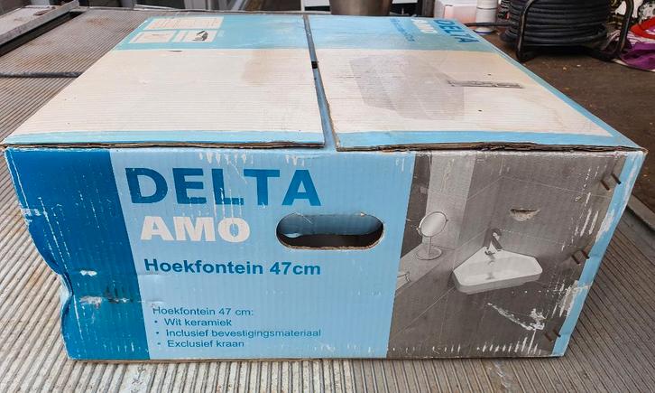 BRUYNZEEL DELTA AMO HOEKFONTEIN ## koopje ##, Doe-het-zelf en Verbouw, Sanitair, Nieuw, Toilet, Ophalen
