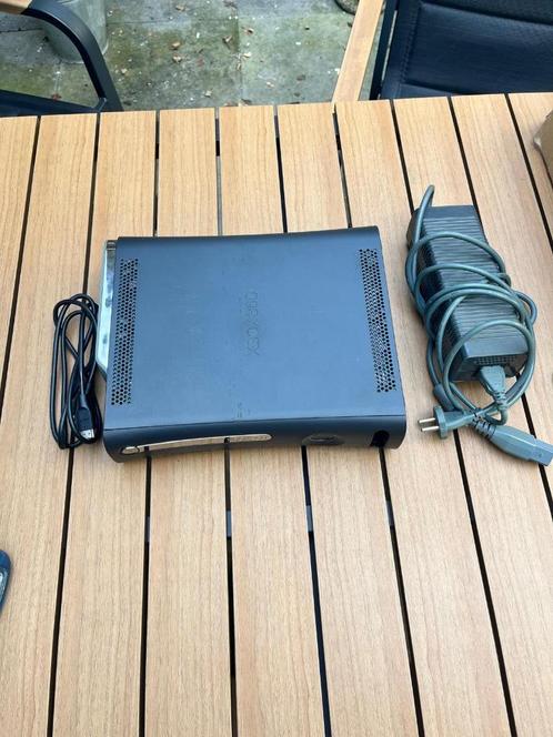 Xbox 360 Console met 120GB HDD + Voeding, Spelcomputers en Games, Spelcomputers | Xbox 360, Gebruikt, 120 GB, 360 S, Zonder controller