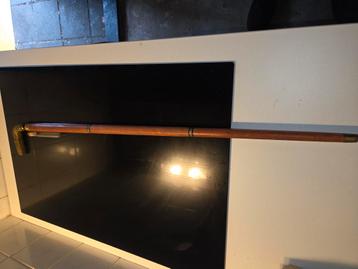 Vintage wandelstok met "inhoud " 4 delig messing beschikbaar voor biedingen