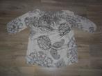 Transfer Beige /Grijze Blouse Met Print Maat M, Kleding | Dames, Blouses en Tunieken, Maat 38/40 (M), Ophalen of Verzenden, Zo goed als nieuw