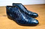 Floris van Bommel halfhoge herenschoenen maat 7,5 / 41,5, Ophalen, Blauw, Floris van Bommel, Zo goed als nieuw