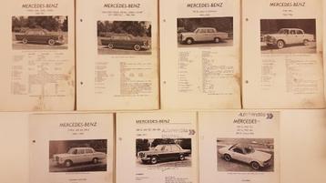 7x Mercedes 190 200 220 230 280 Olyslager Vraagbaken   beschikbaar voor biedingen
