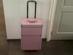 Nieuw  roze kapperskoffer op wielen, Sieraden, Tassen en Uiterlijk, Koffers, 50 tot 60 cm, Nieuw, Ophalen of Verzenden, 35 tot 45 cm