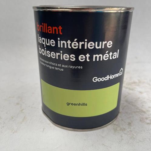 GoodHome Verf Lak Metaal & Hout Greenhills Groen 750ml, Doe-het-zelf en Verbouw, Verf, Beits en Lak, Nieuw, Lak, Minder dan 5 liter