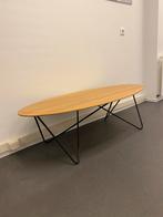 Salontafel met houten blad, Huis en Inrichting, Tafels | Salontafels, Ophalen, 100 tot 150 cm, Eikenhout, 50 tot 100 cm