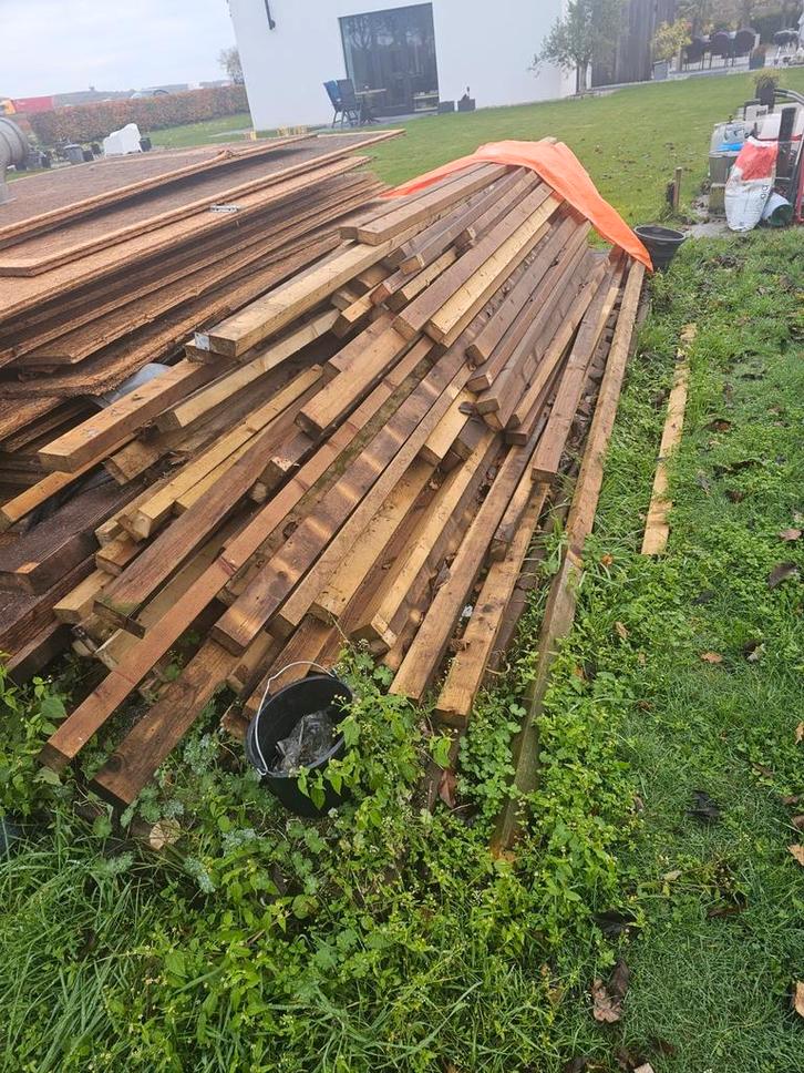 OSB Platen & Geïmpregneerde Balken - Goedkoop!, Doe-het-zelf en Verbouw, Hout en Planken, Gebruikt, Plank, Overige houtsoorten