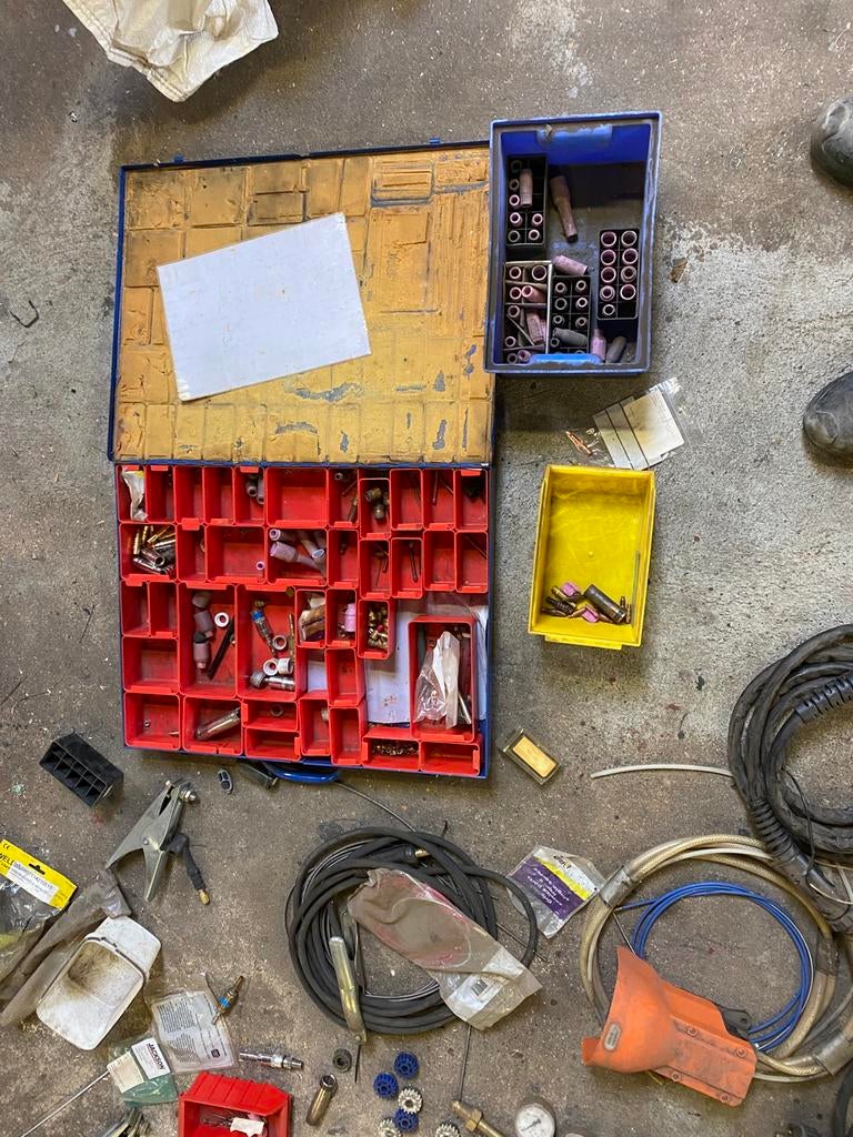 Diverse las spullen mig mag tig plasma snijder, Ophalen, Zo goed als nieuw