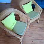 Set van 6 IKEA Agen rotan stoelen, Ophalen, Overige materialen, Gebruikt, Bruin