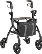 Binnen en buiten rollator met dienblad nieuw model 2025, Ophalen of Verzenden, Opvouwbaar, Nieuw