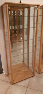 Vitrinekast met 7 glasplaten, Ophalen, 50 tot 100 cm, Zo goed als nieuw, 150 tot 200 cm