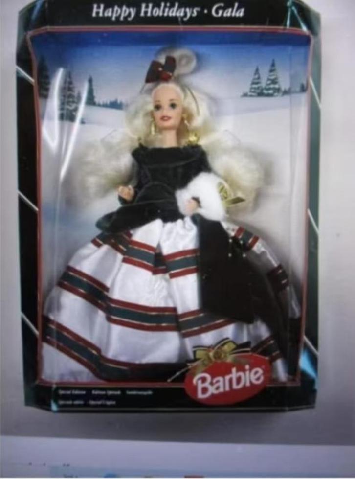 1994 HAPPY HOLIDAYS BARBIE EUROPESE NRFB, Verzamelen, Poppen, Nieuw, Fashion Doll, Ophalen of Verzenden
