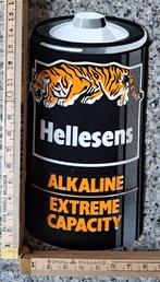 Vintage sticker Hellesens Batterijen tijger logo merk, Ophalen of Verzenden, Zo goed als nieuw, Overige typen
