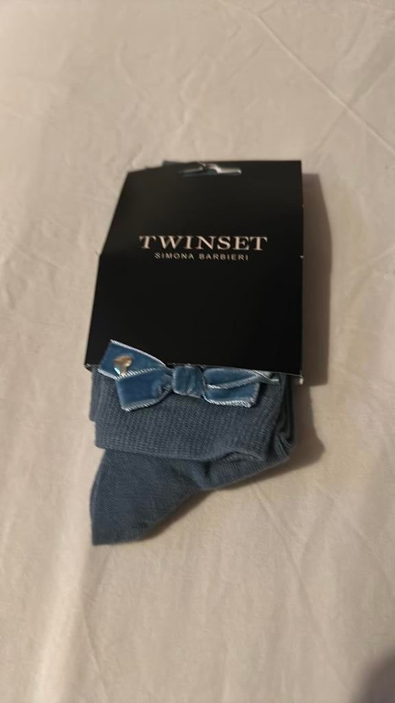 Nieuw blauwe kniekousen maat M (32-35) merk Twinset, Meisje, Nieuw, Ophalen of Verzenden, Twinset