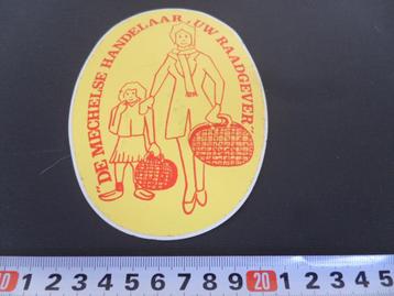 sticker De Mechelse Handelaar uw raadgever  beschikbaar voor biedingen