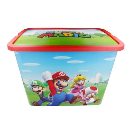 Super Mario Opbergbox - 7 Liter - 13 Liter - 23 Liter, Kinderen en Baby's, Overige Kinderen en Baby's, Nieuw, Ophalen of Verzenden