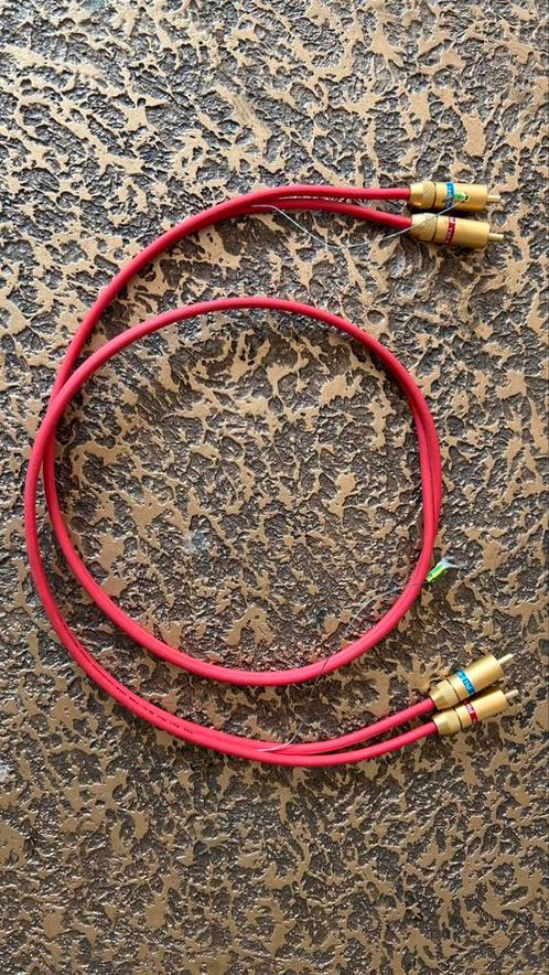 Van den hul The Isis phono kabel, Audio, Tv en Foto, Audiokabels en Televisiekabels, Zo goed als nieuw, Interlink-kabel, Minder dan 2 meter