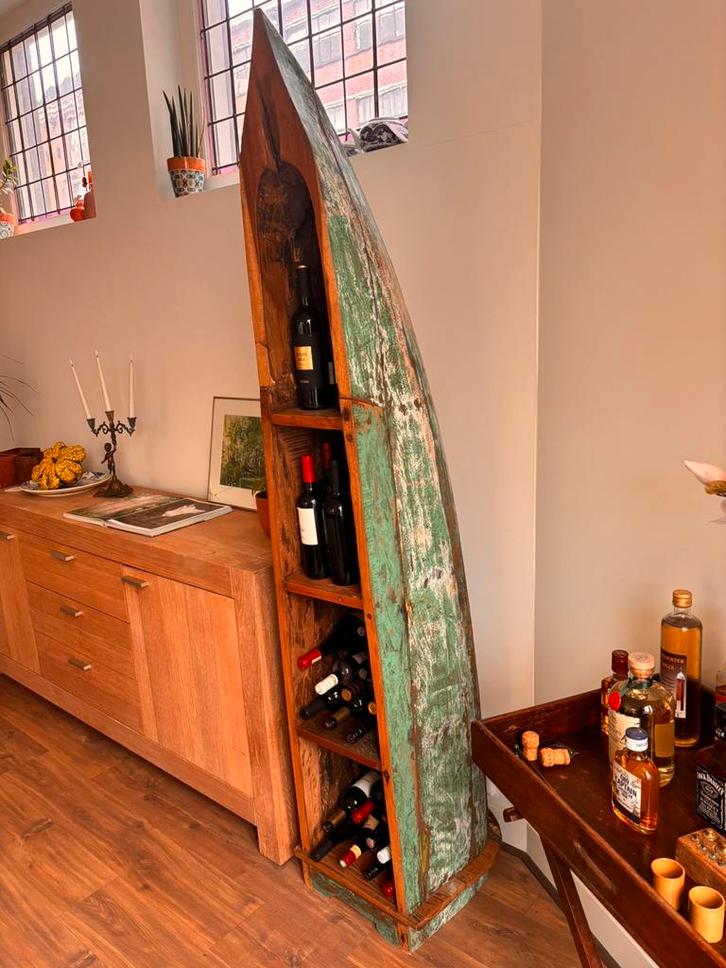 Prachtige kast van een Kano - indonesisch hardhout, Huis en Inrichting, Woonaccessoires | Wijnrekken, Gebruikt, 75 cm of meer