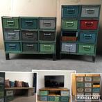 Modulaire KASTEN Dressoir TV-Meubel TV-kast Bank naar wens, 100 tot 150 cm, Nieuw, Ophalen of Verzenden, Metaal