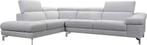 Nieuwe trendy hoekbank grijs mega zithoek bankstel, Hoekbank loungebank zithoek, 150 cm of meer, 250 tot 300 cm, Stof