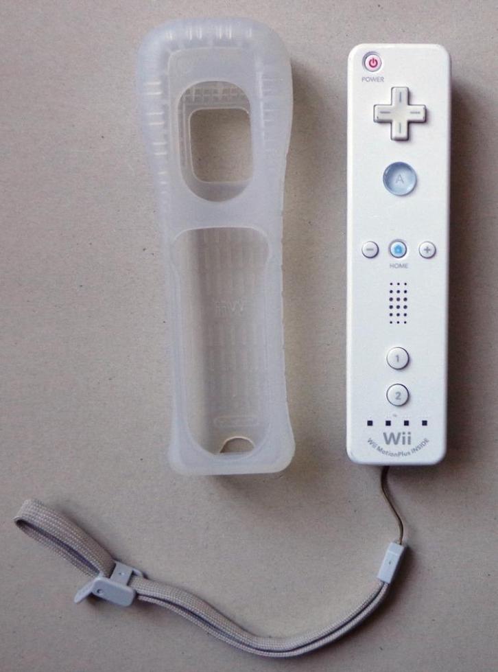 Originele Wii Motion Plus Remote Controller Wit, Spelcomputers en Games, Games | Nintendo Wii, Zo goed als nieuw, Ophalen of Verzenden