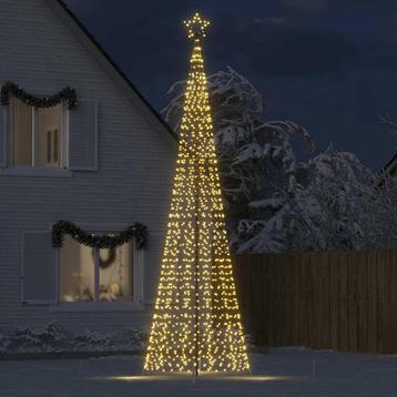 LED-kerstboom met spikes 1534 LEDs warm wit 500 cm beschikbaar voor biedingen
