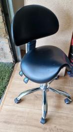 Ergonomische zadelkruk, Ophalen, Zo goed als nieuw, Zwart, Bureaukruk