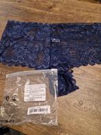 Nieuwe plus size sexy doorschijnend slip, maat: xxl, Ophalen of Verzenden, Blauw, Slip